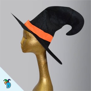 Sombrero Bruja Con Hebilla